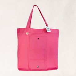 Ecobag Dobrável em Sarja Premium – Rosa Cósmico