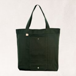 Ecobag Dobrável em Sarja Premium – Verde Musgo