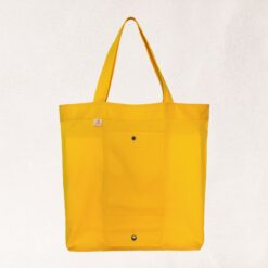 Ecobag Dobrável em Sarja Premium – Amarelo Solar