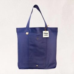 Ecobag Dobrável em Sarja Premium – Azul Agradável