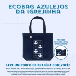 Ecobag Dobrável Azulejos da Igrejinha - Imagem 3