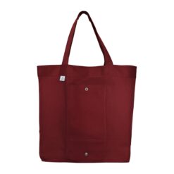 Ecobag Dobrável em Sarja Premium – Vinho