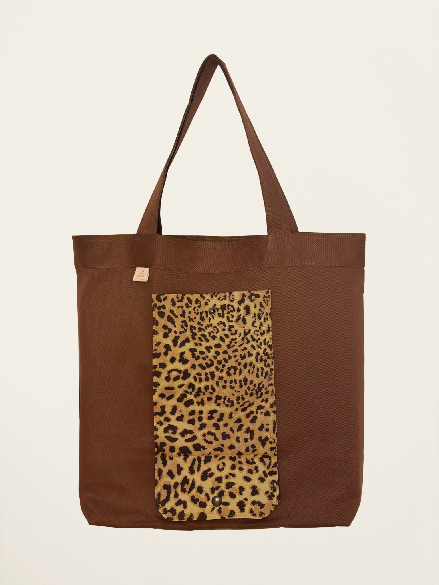 Ecobag Dobrável Animal Print Onça